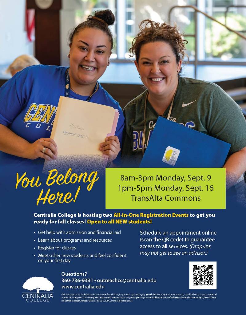 All-in-One Registration Events Flyer