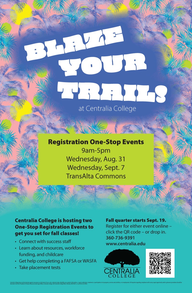 One-Stop Registration Events on Aug. 31 and Sept. 7
