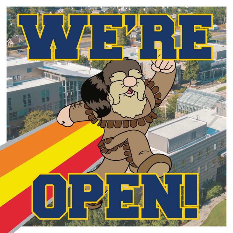 we're open